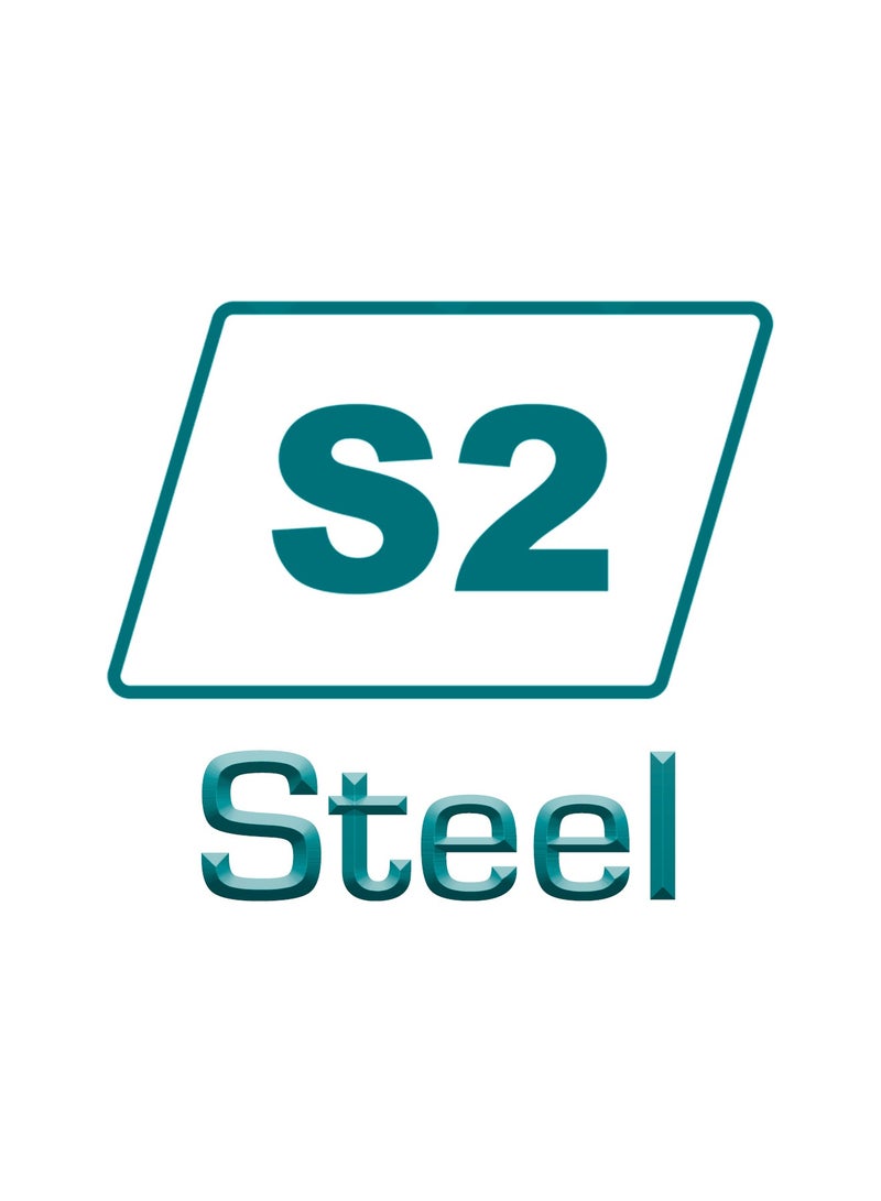 توتال طقم مفاتيح سداسية من توتال مكوّن من ٩ قطع، مصنوع من فولاذ إس٢ معالج حرارياً ومطلي بالكروم، بتصميم ذراع طويل للغاية لسهولة الوصول وعزم أفضل - Image 2